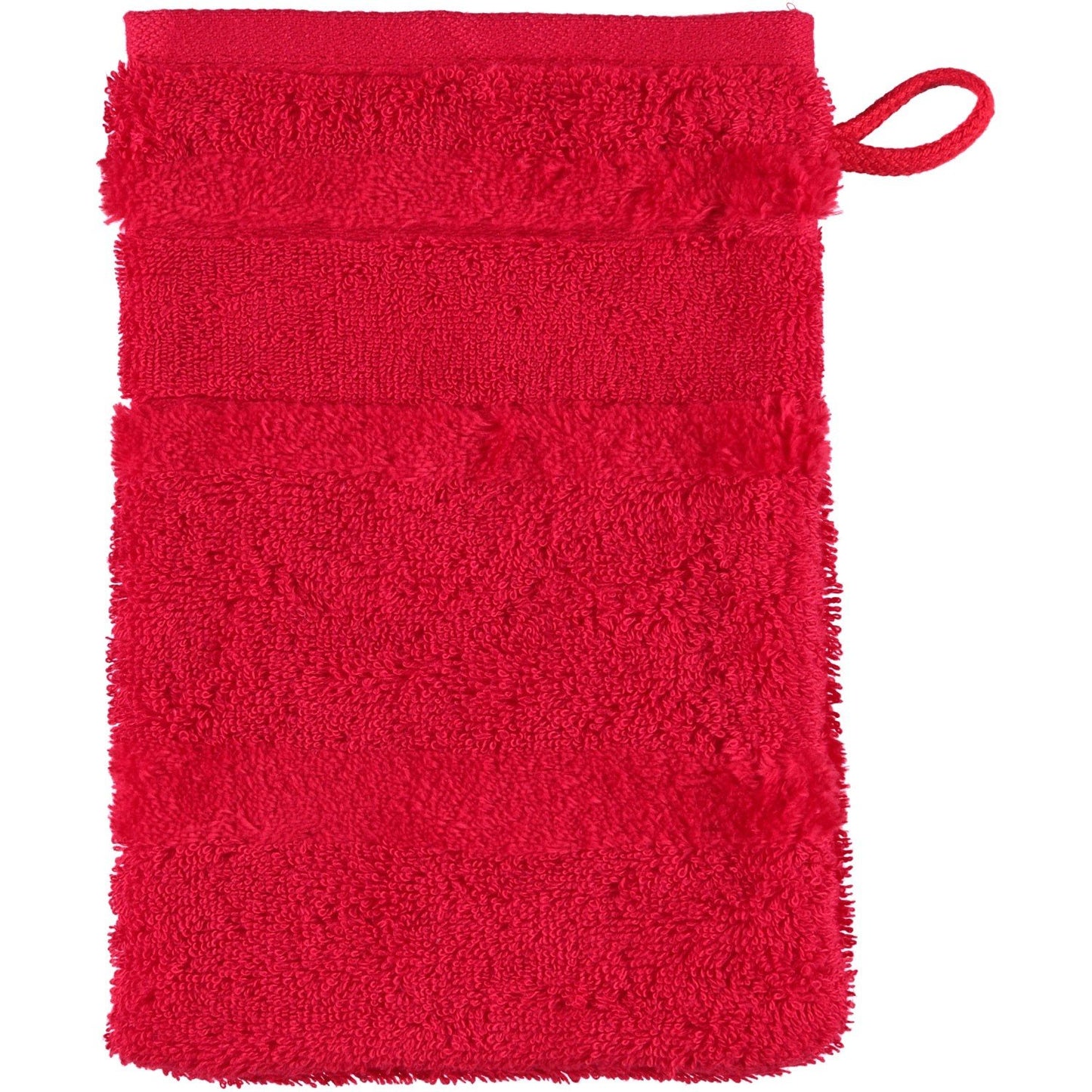 Cawö Noblesse 1002-203 Rot Uni Walkfrottier-Tücher