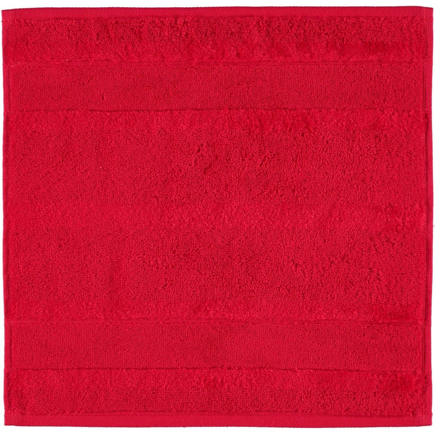 Cawö Noblesse 1002-203 Rot Uni Walkfrottier-Tücher