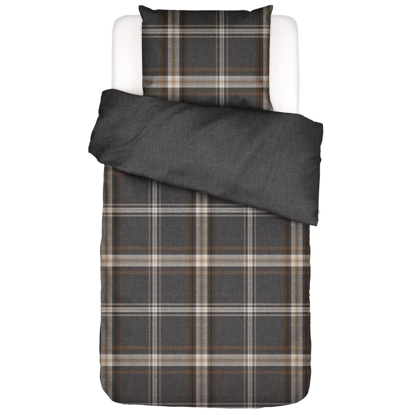 Essenza Valentina Flanell Bettwäschegarnitur Grey