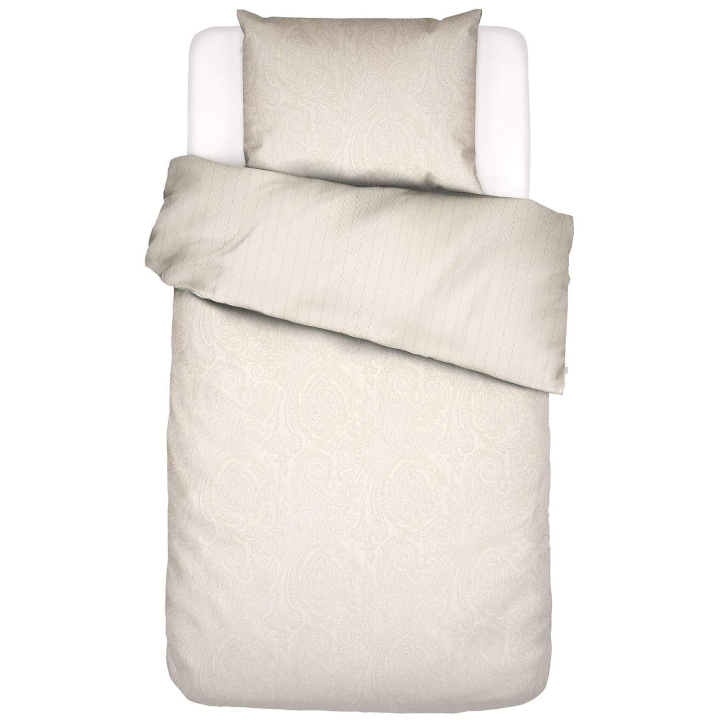 Essenza Fabrice Ivory Satin Bettwäschegarnitur
