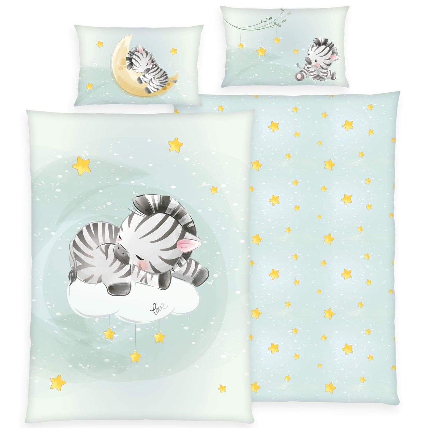 Baby Best Zebra Renforce Bettwäschegarnitur