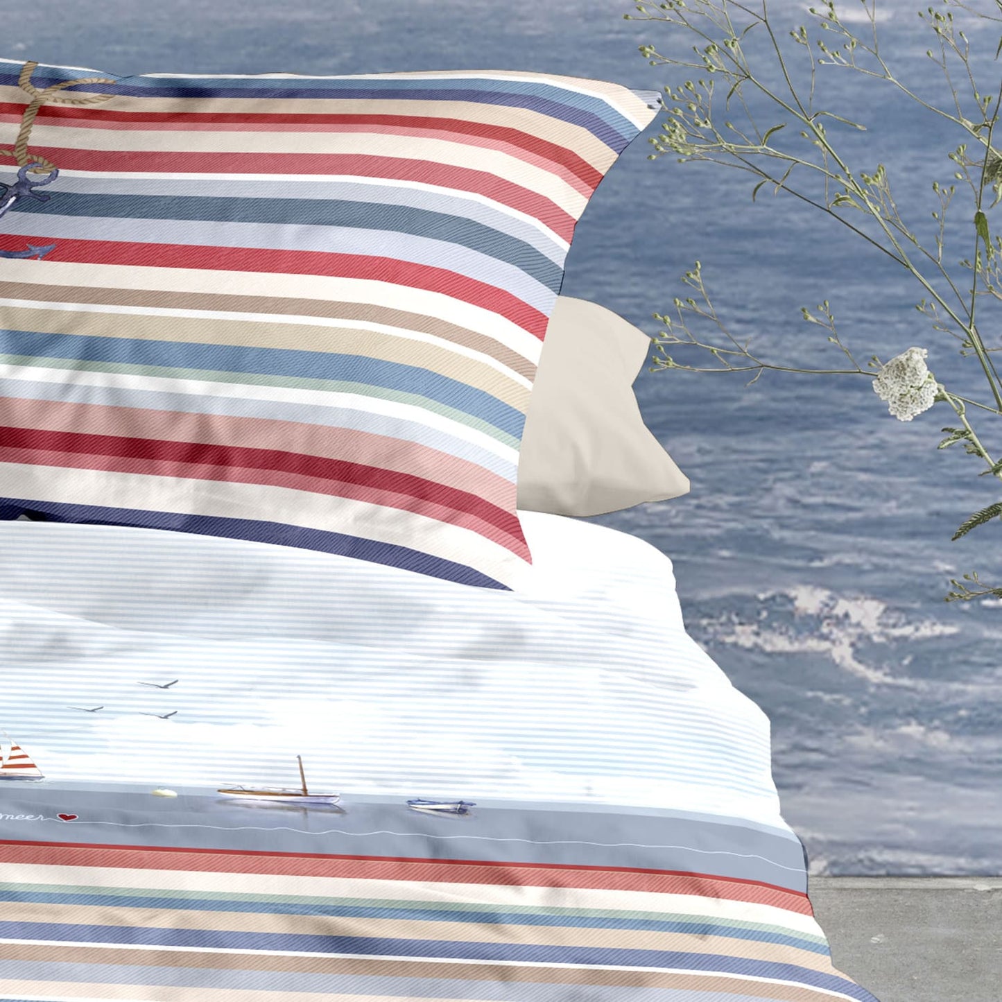 Irisette Wave 8601-90 Mako-Satin Bettwäschegarnitur