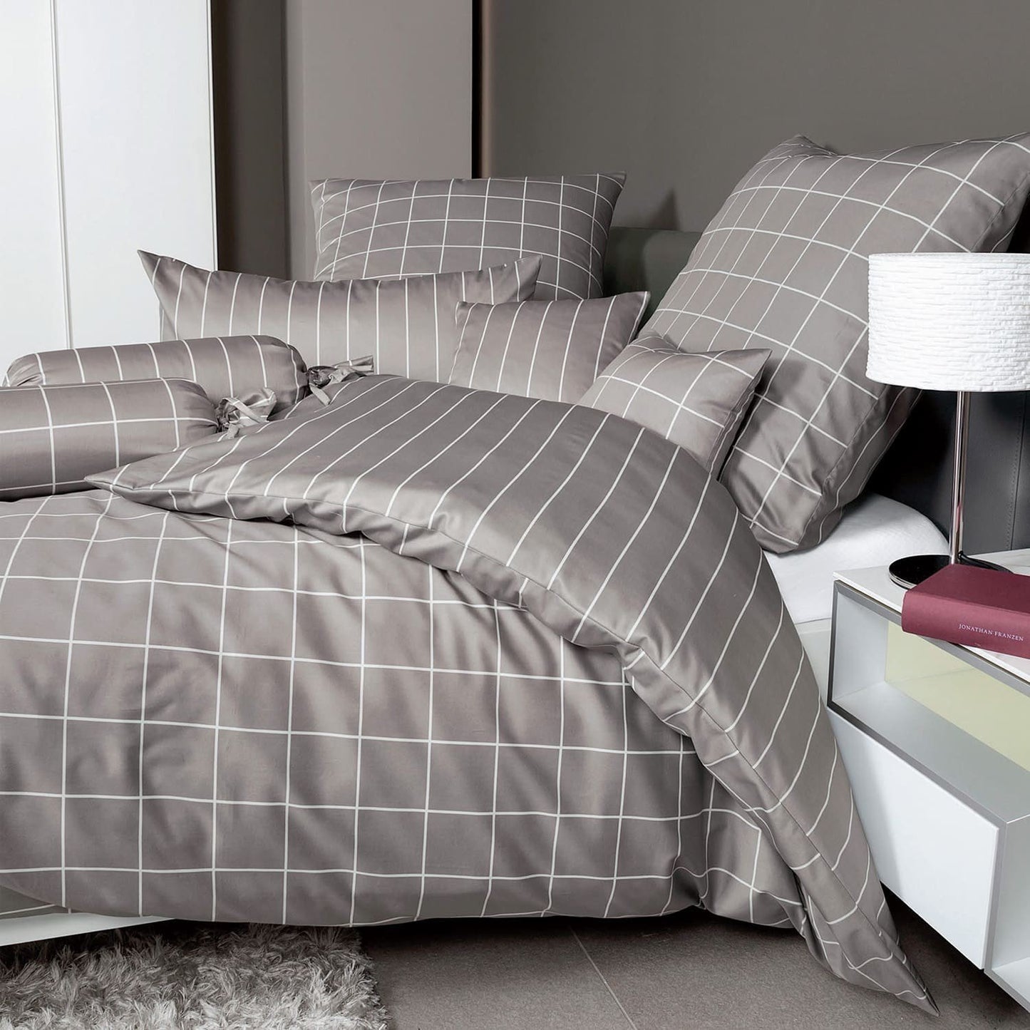 Janine Modern Classic 39025-57 Vulkan Mako-Satin