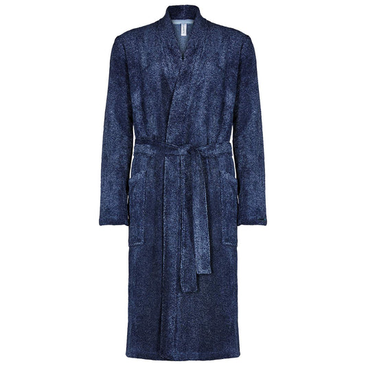 Taubert Eric langer Kimono 120 cm Blau Bademantel