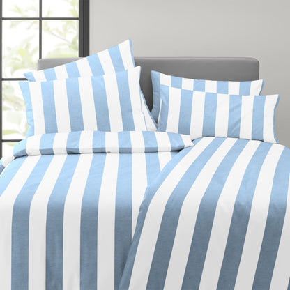 Covered Connect 600-20 Blau Washed Cotton Bettwäsche