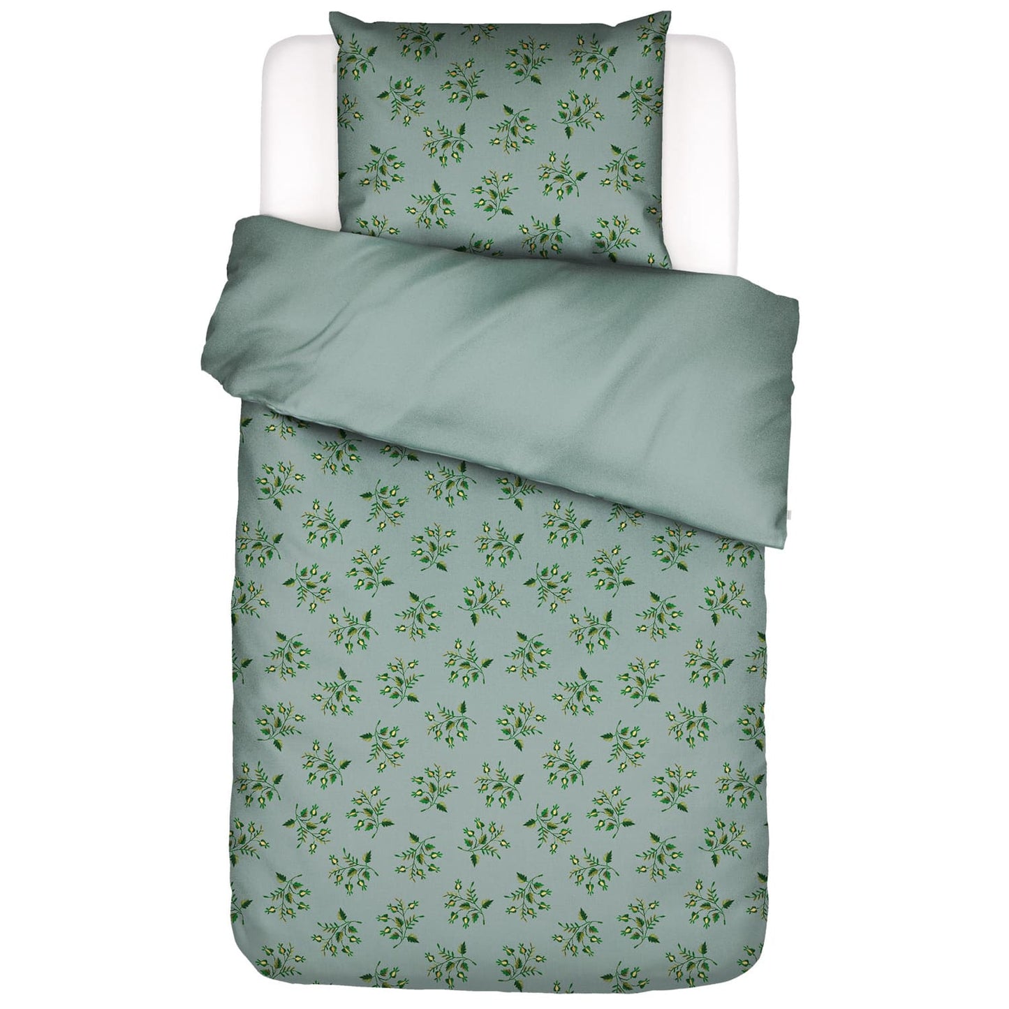 Essenza Jolien Surf Green Renforce Bio-Baumwoll-Bettwäsche