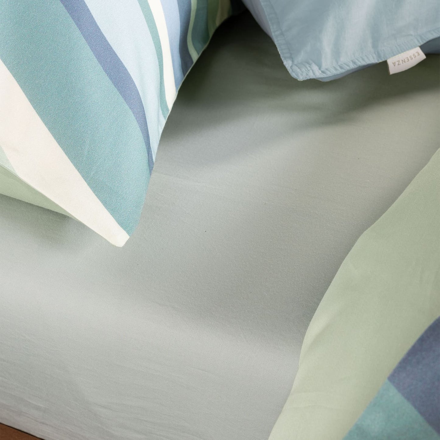 Essenza Suzie Subtle Green Satin Bettwäschegarnitur