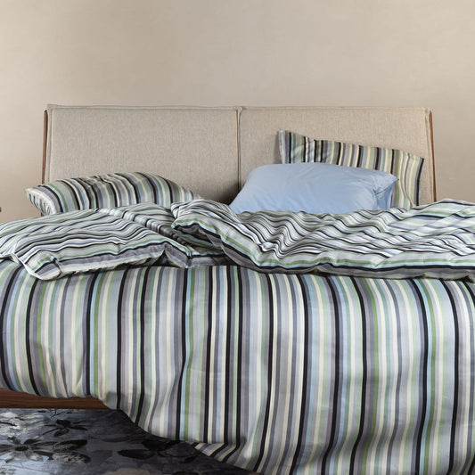 Essenza Donna Global Grey Bio-Satin Bettwäschegarnitur