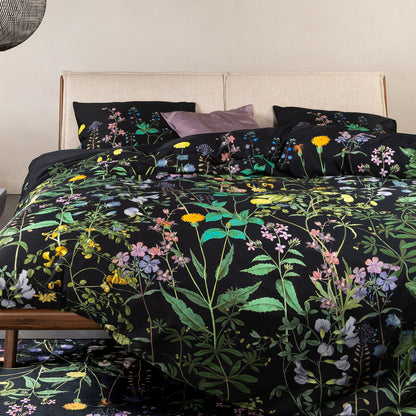 Essenza Augustina Anthracite Satin Bettwäschegarnitur