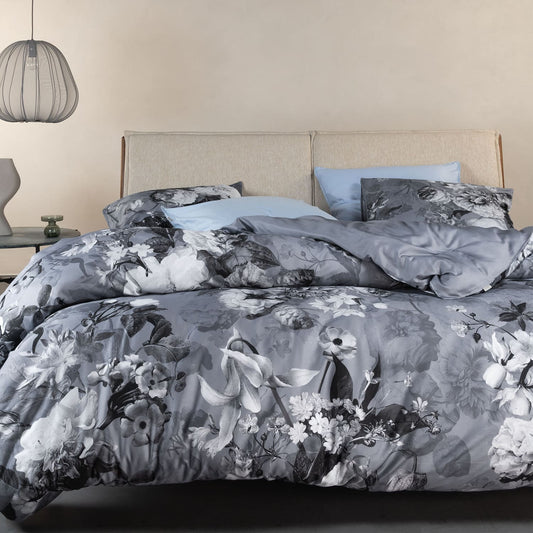 Essenza Floor Global Grey Satin Bettwäschegarnitur