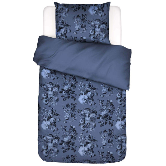Essenza Florice Bijou Blue Flanell Bettwäschegarnitur