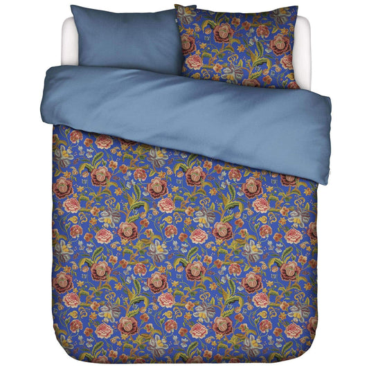 Essenza Roselina Ultra Marine Blue Satin Bettwäschegarnitur