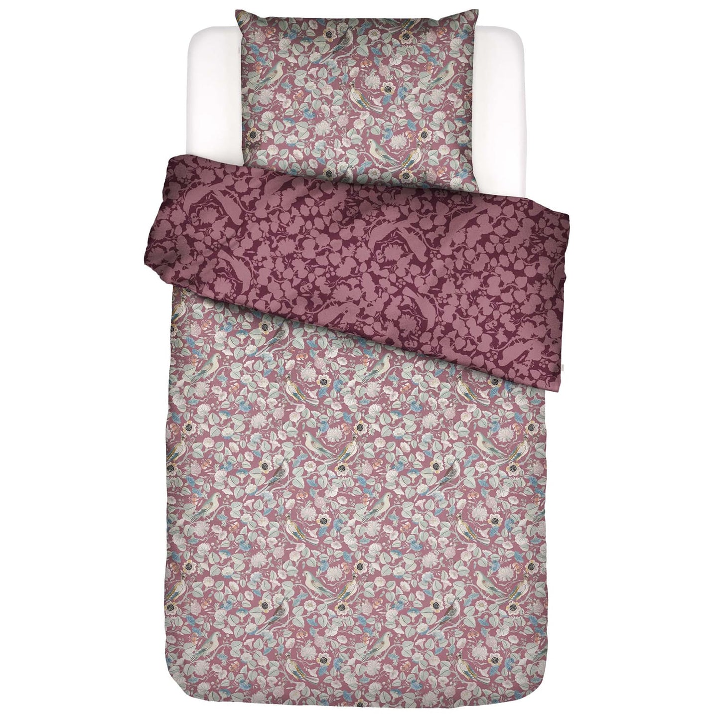 Essenza Aleste Mauve Satin Bettwäschegarnitur