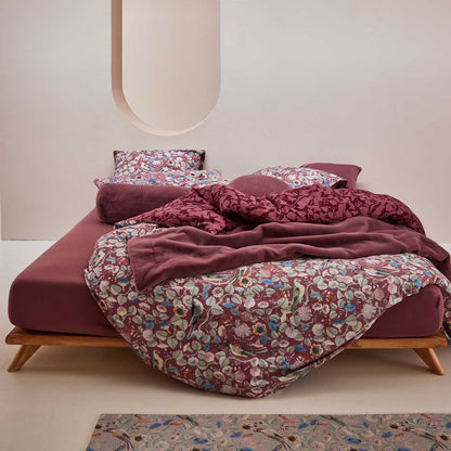 Essenza Aleste Mauve Satin Bettwäschegarnitur