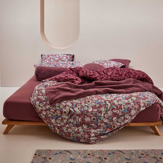 Essenza Aleste Mauve Satin Bettwäschegarnitur
