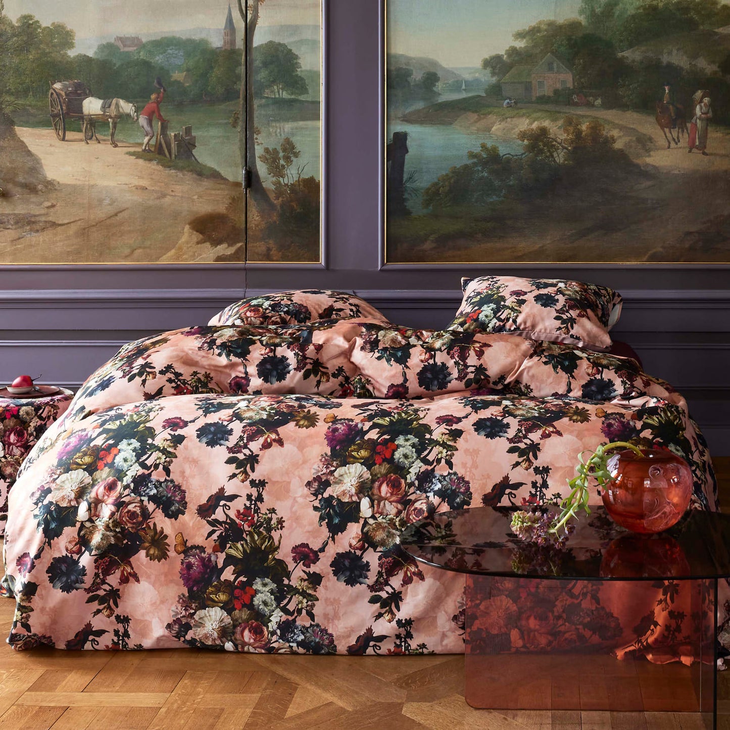 Essenza Karli Darling Pink Satin Bettwäschegarnitur