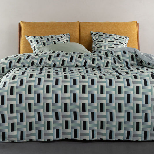 Essenza Ilori 102304-691 Pearl Grey Satin Bettwäschegarnitur