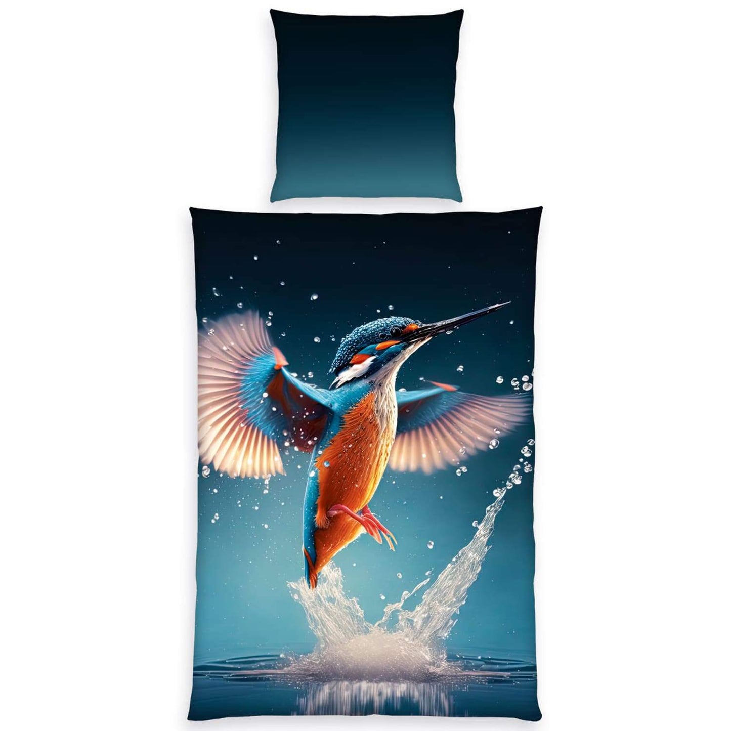 Herding Young Collection Eisvogel Renforce Bettwäsche