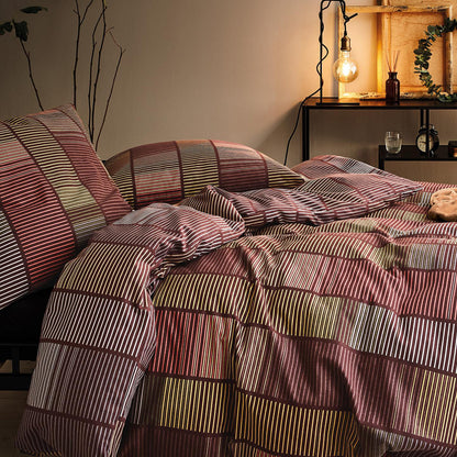 Irisette Sky 8313-60 Mako-Satin Granat Bettwäschegarnitur