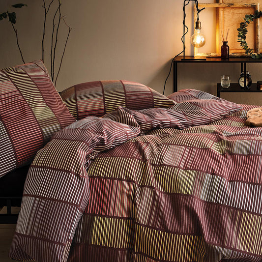 Irisette Sky 8313-60 Mako-Satin Granat Bettwäschegarnitur