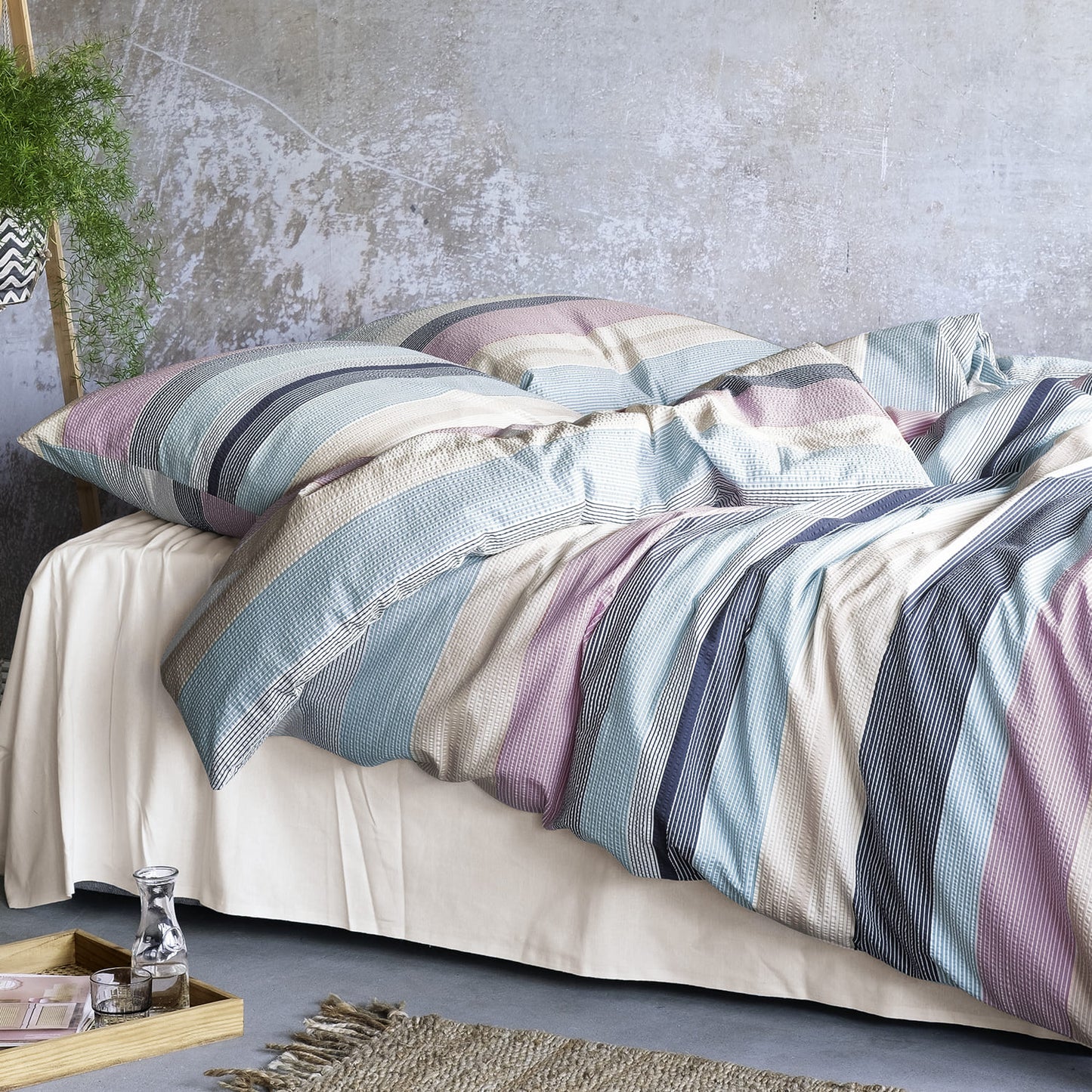 Irisette Easy 8446-90 Soft-Seersucker Bettwäschegarnitur