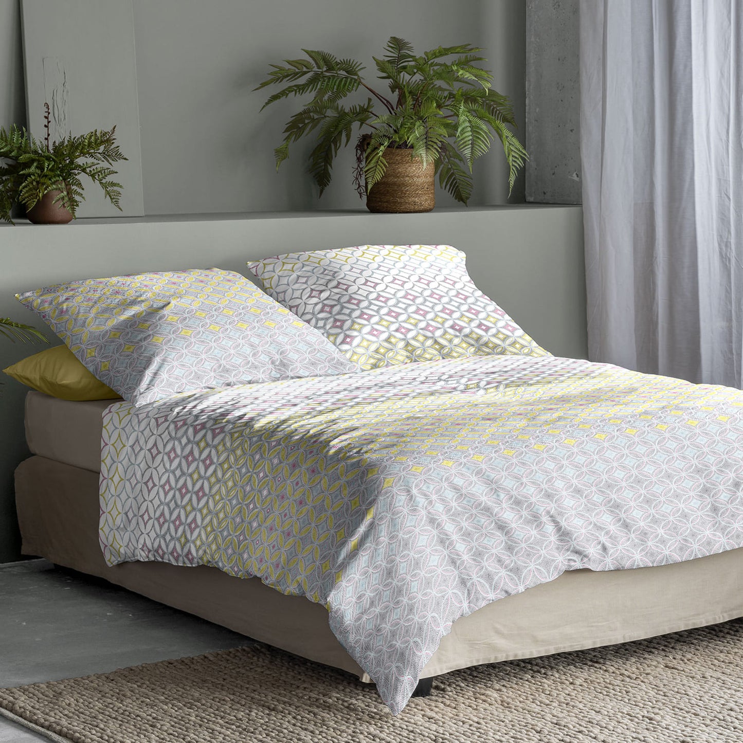 Irisette Easy 8614-90 Soft-Seersucker Bettwäschegarnitur
