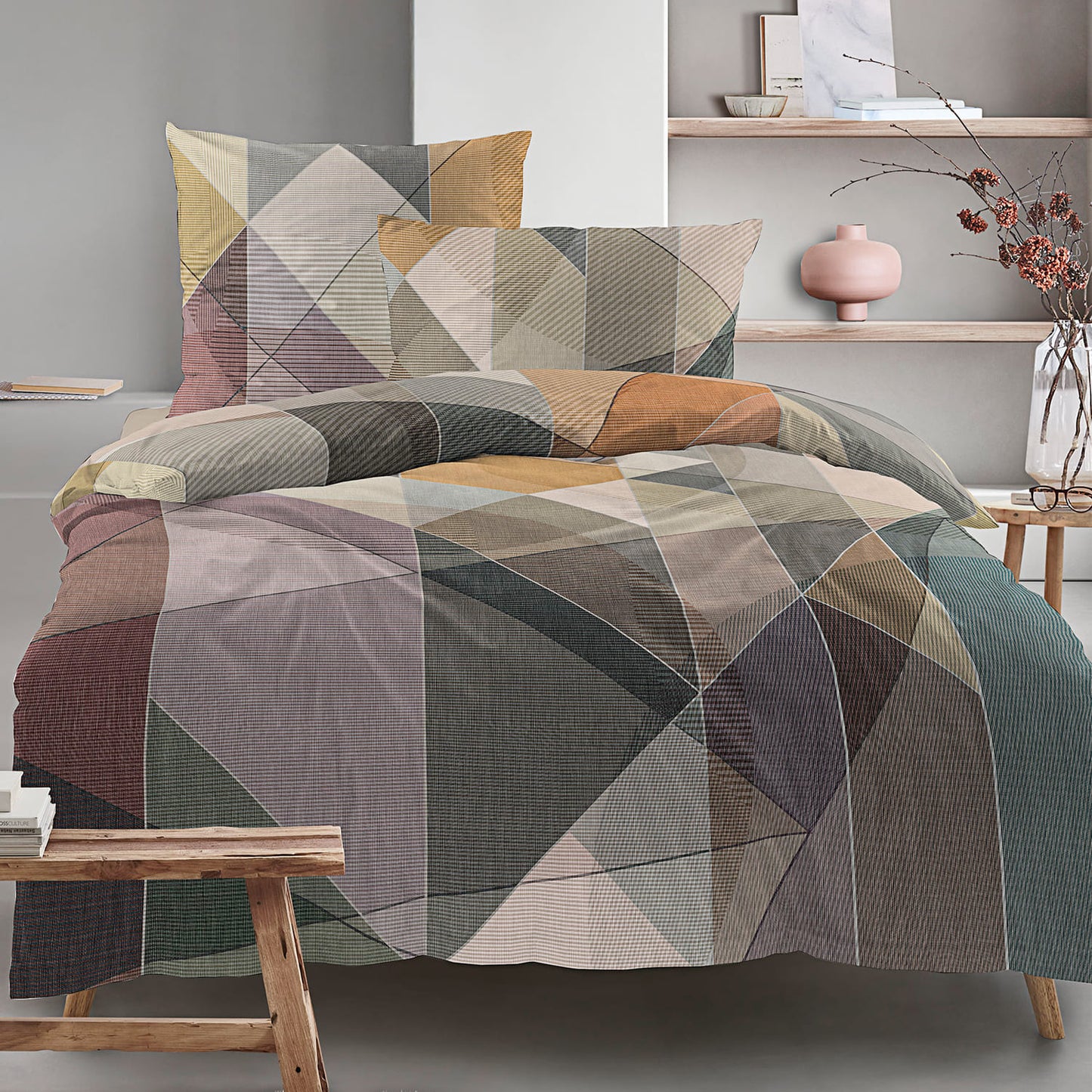 Irisette Wave 8639-90 Mako-Satin Bettwäschegranitur