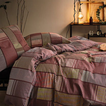 Irisette Sky 8313-60 Mako-Satin Granat Bettwäschegarnitur