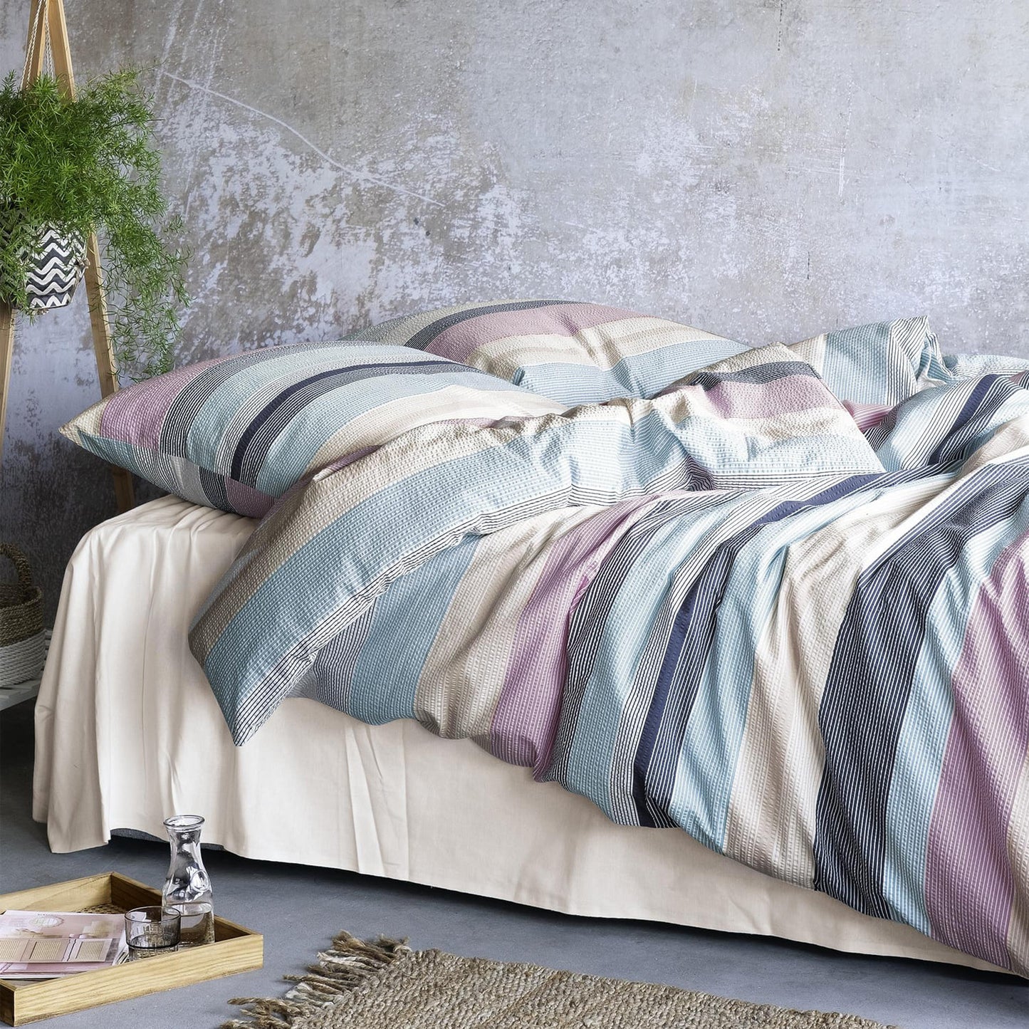 Irisette Easy 8446-90 Soft-Seersucker Bettwäschegarnitur