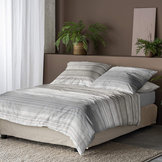 Irisette Sky 8526-11 Grau Mako-Satin Bettwäschegarnitur