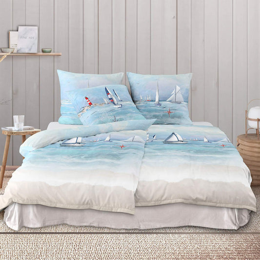 Irisette Wave 8652-20 Mako-Satin Bettwäschegarnitur