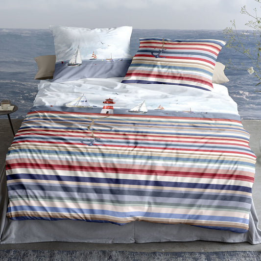 Irisette Wave 8601-90 Mako-Satin Bettwäschegarnitur