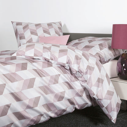 Janine Moments 98111-05 Mako-Satin Bettwäschegarnitur Rose