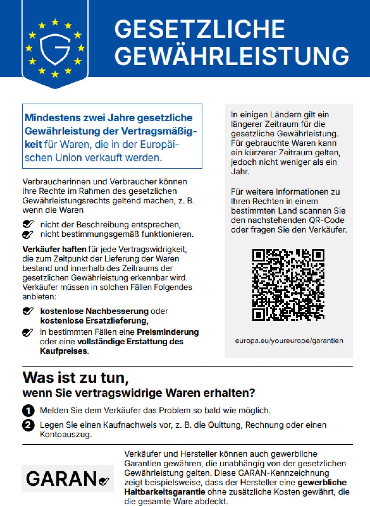 Gewährleistung