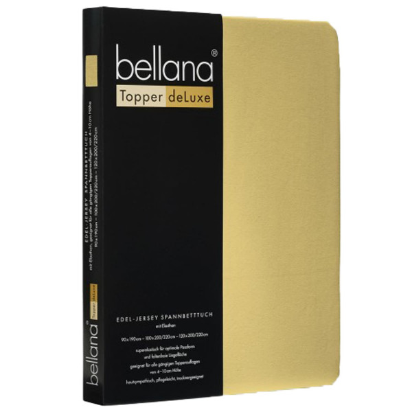 Bellana Deluxe Edel-Elastic-Jersey Spannbettlaken Topper